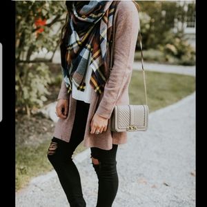 Madewell Mauve Cardigan
